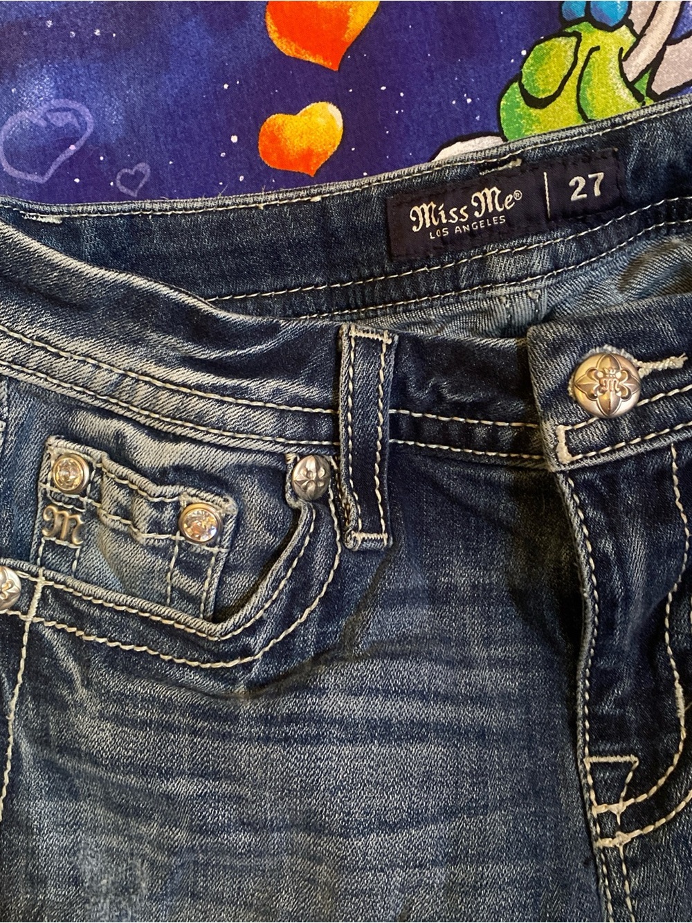 Versailles Bling Miss Me Jeans